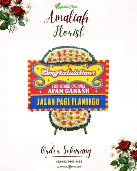 Sewa Papan Bunga Lebak Wangi